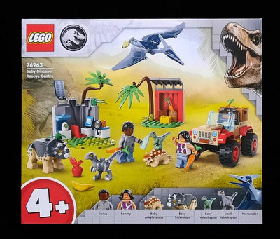 (STH)2024年 LEGO 樂高 Jurassic World 侏儸紀世界 簡易入門 -恐龍寶寶照護中心 76963