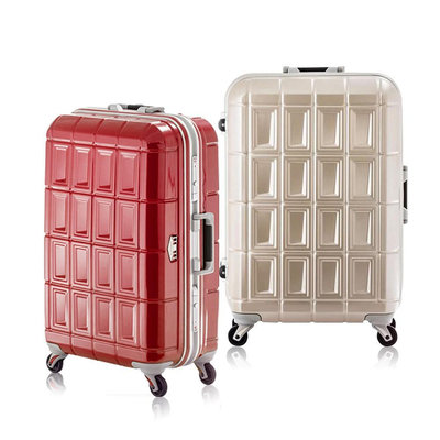 超派年終出清 日本PANTHEON 28吋 三色可選 優雅輕量硬殼鋁框行李箱 旅行箱 PTD-1628 R55201