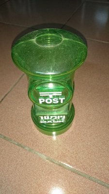 郵筒(綠) 撲滿 / 存錢筒 / 存錢桶 郵局 二手(使用過)