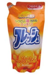 日本製 火箭 柑橘香洗碗精 600ML 酵素洗碗精 橘子洗碗精 火箭洗碗精 另有補充包