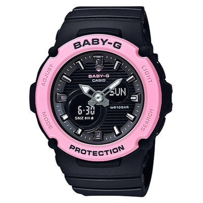 【CASIO BABY-G】BGA-270-1A 世界時間 實用雙顯錶 耐衝擊 休閒運動錶BA-110