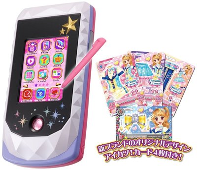 日本 偶像學園第三代智慧手機  萬代 Bandai 可以刷中日版卡 禮物 Aikatsu【全日空】