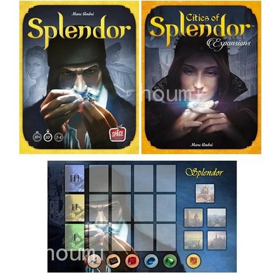 有趣的棋盤遊戲 Splendor基礎版 Splendor擴展城市包 寶石商人 璀璨寶石 派對桌遊-好鄰居百貨