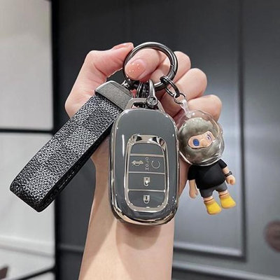 車之星~Honda本田專用鑰匙套 適用於CRV HR-V Odyssey CIVIC FIT 鑰匙套 鑰匙扣 掛繩