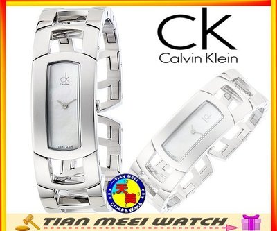 【天美鐘錶店家直營】【下殺↘超低價有保固】【全新原廠CK】Calvin Klein 淑女手環式 K3Y2M11G
