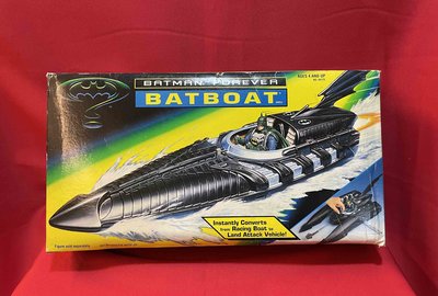 E 櫃 ： 盒損(不含人偶) 1995 BATBOAT 蝙蝠船 KENNER BATMAN FOREVER　天貴