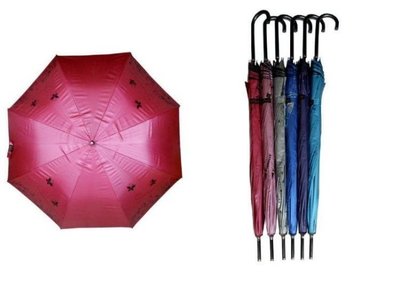 宮廷傘 23英吋色膠布自動傘. 不透光 晴雨傘【安安大賣場】