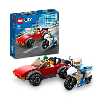 現貨 樂高 LEGO City 城市系列 60392 警察摩托車飛車追逐 全新未拆 公司貨