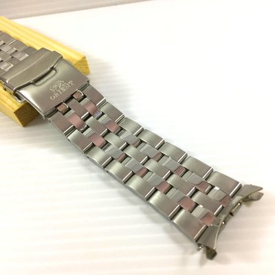 全新日本進口 ORIENT 東方錶 實心 五株 不鏽鋼 錶帶 鋼帶 鐵帶 雙邊按鈕 蝴蝶釦 24mm 附錶耳 送工具