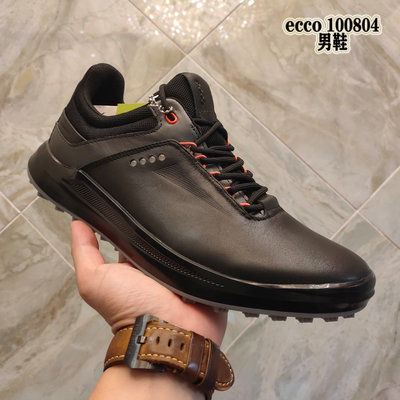 ecco男鞋 ECCO Core Golf 新款高爾夫球鞋 休閒鞋 運動鞋 柔軟皮革 簡約單鞋 TPU鞋底 100804