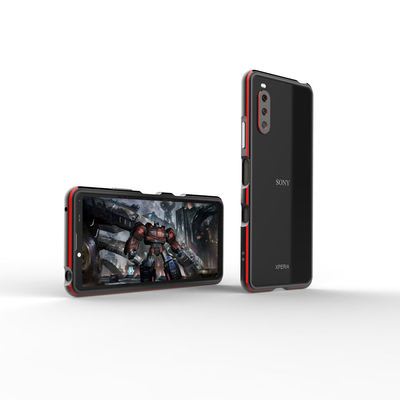 Sony保護殼索尼Xperia1 iii/x10 3代金屬邊框手機殼保護套雙色散熱防摔防撞