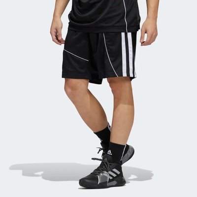 南🔥2022 8月 ADIDAS C365 3.0 運動短褲 籃球褲 網布 透氣 三條線 男 黑 HK7066