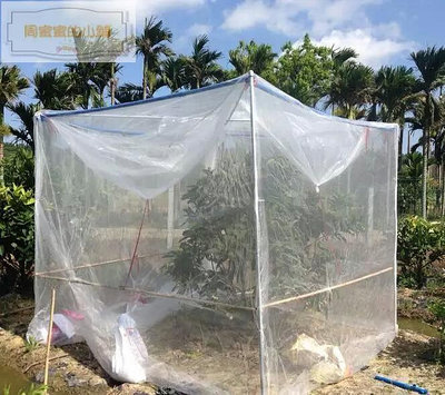 園藝 網室專用 防蟲網 防鳥網 防風網 40目網罩 選項中有各種尺寸 都有開門加拉鍊