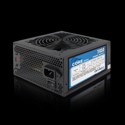 新品上市 CORE T450 450W 電源供應器 12公分風扇 黑化 POWER 超靜音 安規認證 電源供應器