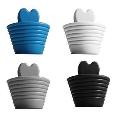 * 用於浴缸廚房水槽排水裝置的矽膠排水塞 (黑色 / 藍色 / 淺灰色 / 白色)-新款221015
