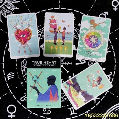 AryinZzz雜貨檔 真心直覺塔羅牌True Heart Tarot Intuitive Tarot Card Games韋特塔羅牌 英