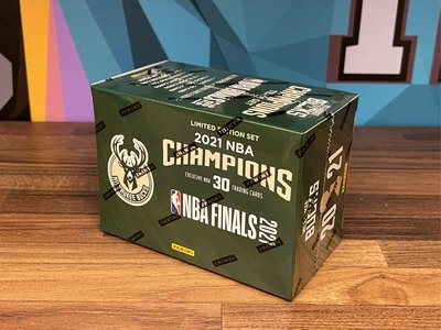 NBA 2021 Panini Milwaukee Bucks Champions Box 密爾瓦基公鹿隊冠軍紀念套卡