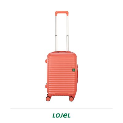 【Chu Mai】LOJEL 行李箱 旅行箱  C-F1637 GROOVE 2 鋁合金框箱-日出紅(20吋)(免運)