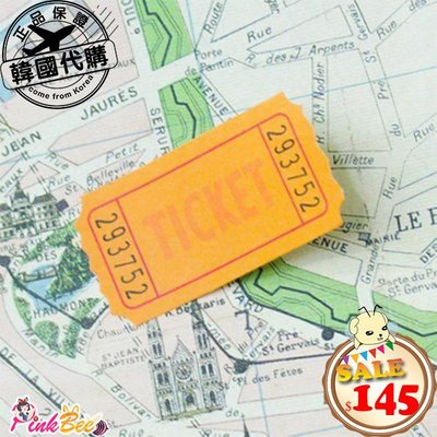 PinkBee☆【韓國代購】Studio Ding Ticket it 創意電影票根便利紙《855648》*現貨