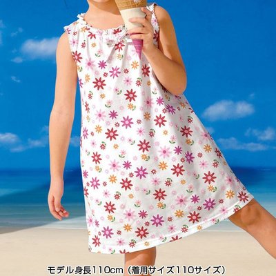 ((Sweet House))~~【現貨】㊣日本NISSEN 可愛小花背心連身洋裝/100