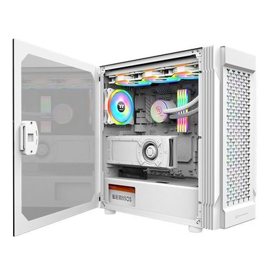 Tt(Thermaltake)G63電腦主機箱eadx主板360水冷排diy游戲家用機箱~特價