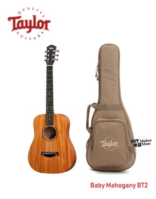 【現代樂器】免運！Taylor Baby Taylor BT2 34吋 旅行吉他 桃花心木單板 小吉他 民謠吉他