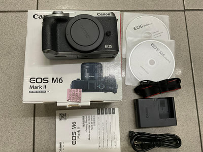 [保固一年][明豐相機] 公司貨 Canon EOS M6 Mark 2 快門次3000便宜賣 [E3013]