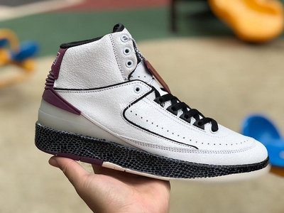 Air Jordan 2 Retro 黑灑紅 蛇紋 經典耐磨低筒籃球鞋 男鞋公司級