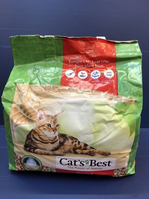 4.3kg四包賣場☀️寵物巿集☀️德國 凱優 CAT S BEST 紅標 凝結松木屑砂 可沖馬桶( 使用單層貓砂盆)