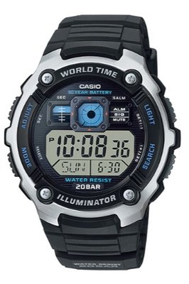 【萬錶行】CASIO 深海潛將數位電子膠帶錶 AE-2000W-1A