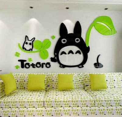 Totoro龍貓 3D立體壓克力壁貼