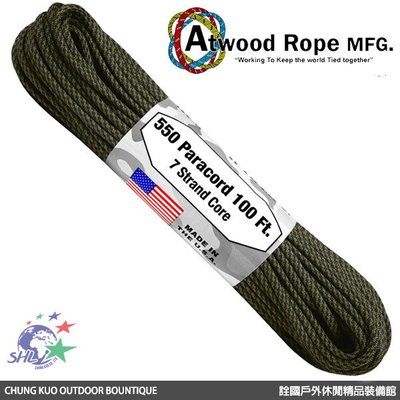 詮國 Atwood Rope美國專業傘繩-Camo色傘兵繩/100呎 /  C15 COMANCHE