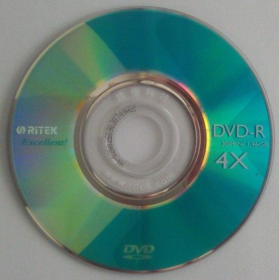 ＊購物城＊錸德 RITEK 8公分 8cm 1.4G DVD-R 光碟片(X版面)