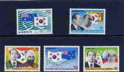 【C60】外國韓國郵票，首長，低價起標，！ab