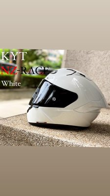 ⚠YB騎士補給⚠ KYT NZ-RACE WHITE 素色 亮白 頂級 輕量化 贈墨片