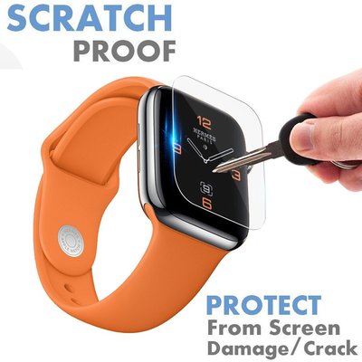 適用於 Apple Watch Series 4 (40Mm) 的 2pack Hd 全覆蓋 Tpu 屏幕保護膜