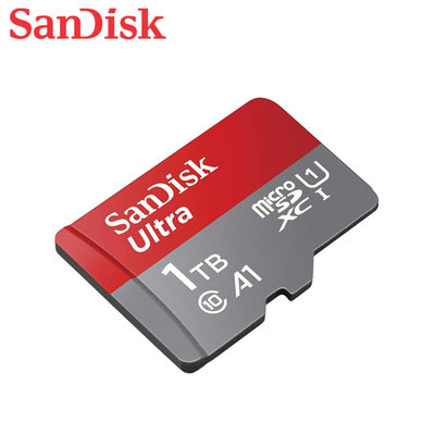 SanDisk【1TB】Ultra 大容量 手機擴充 記憶卡 MicroSD UHS-I (SD-SQUAC-1TB)