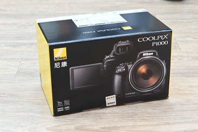 萬佳國際 現貨免運 僅有一台 Nikon COOLPIX P1000/125倍變焦 國祥公司貨 超望遠類單眼相機 拍鳥 生態攝影 4K錄影 門市近西門捷運站