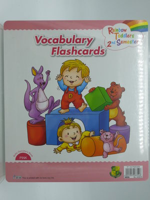【月界2S】新品～Rainbow Toddlers－Vocabulary Flashcards何嘉仁〖少年童書〗ABS
