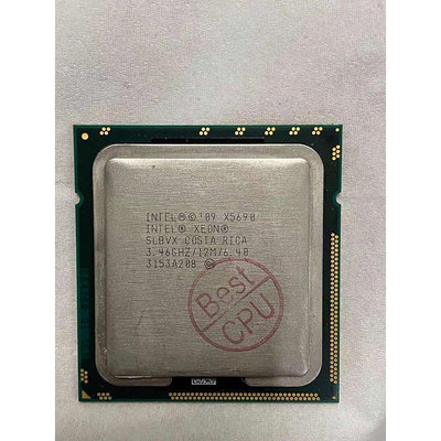 熱賣 Xeon X58主機板CPU X5680 X5690 1366腳位 桌電CPU INTEL 處理器 桌機CPU新品 促銷