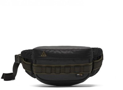 Nike ACG Karst Small Bag 腰包 側背包 黑色綠色 CK7511-010