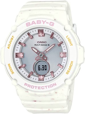 日本正版 CASIO 卡西歐 Baby-G BGA-2700CR-7AJF 女錶 電波錶 太陽能充電 日本代購