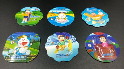 7-11 小叮噹 Doraemon 哆啦A夢立體磁鐵 歡樂暑假休閒版6款