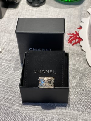Chanel戒指香奈兒戒指保證真品鑽石戒指