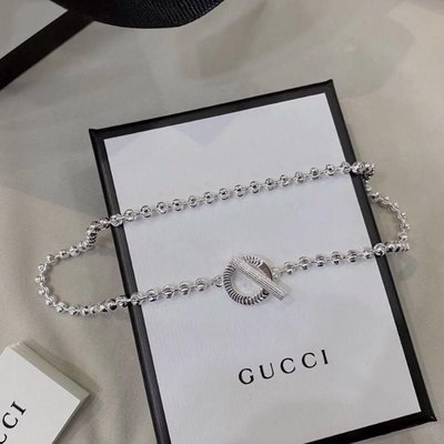【日本二手】Gucci 古馳 男/女衕款 互扣式純銀項鏈