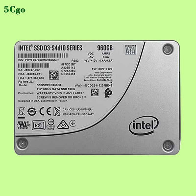 5Cgo【含稅】Intel/英特爾D3-S4610 240G 480G 960G 1.92T 3.84T 7.68T企業級SSD固態Dell/聯想版