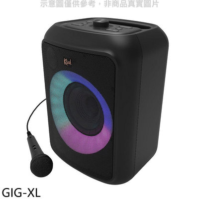 《可議價》Klipsch【GIG-XL】彩色炫光派對喇叭行動卡拉OK音響(7-11商品卡200元)