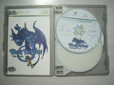 【~嘟嘟電玩屋~】XBOX360 日版光碟 ~ 藍龍　BLUE DRAGON（白金版）