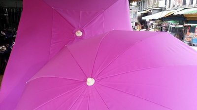 70吋長玻UV+子母傘 繽粉炫彩 紫紅 抗UV傘 打造時尚專屬造型傘 市場 大雨傘 攤販傘 發財傘 遮陽傘不含鐵架