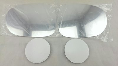 **HDS**三菱 COLT PLUS 13 白鉻鏡片(一組 左+右 廣角 貼黏式) 後視鏡片 後照鏡片玻璃